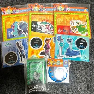 주토피아2 해피 복권 캐릭터 굿즈 세트 8종 중복 없음