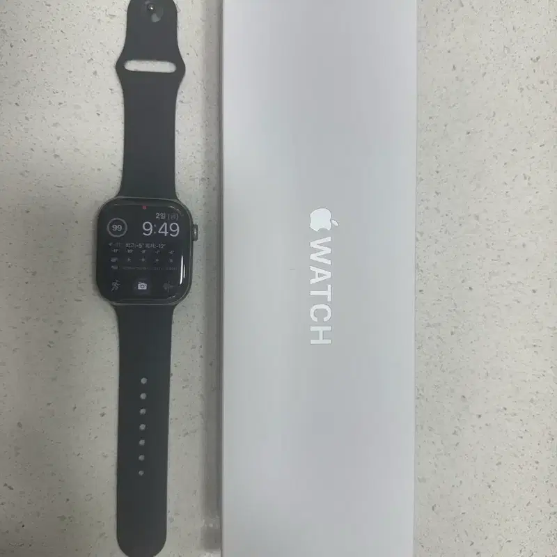 애플워치 11 46mm 셀룰러 스페이스 그레이 SM사이즈