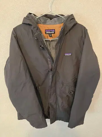 patagonia 후드 부착 자켓 블랙