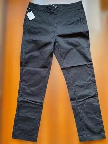 빔즈 스트레치 테이퍼드 치노 블랙 M 사이즈