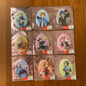 수호캐릭터! 산리오 캐릭터즈 에그 캔뱃지 전 9종