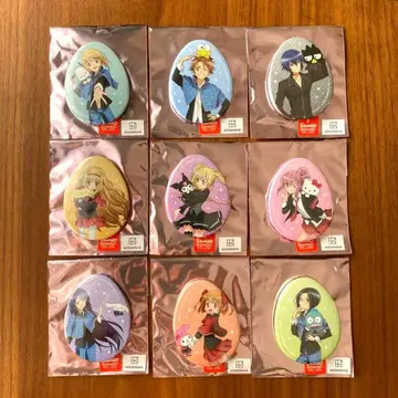 수호캐릭터! 산리오 캐릭터즈 에그 캔뱃지 전 9종