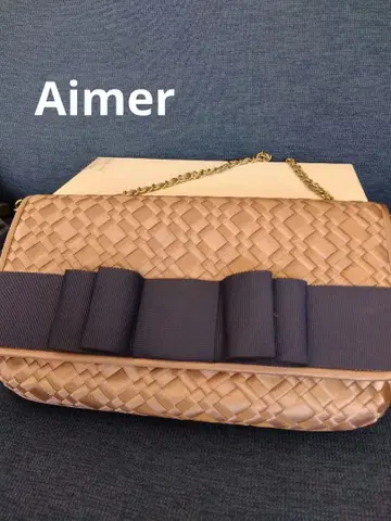 Aimer 에메 베이지 파티 백