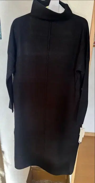 블랙 터틀넥 롱 니트 soeur7