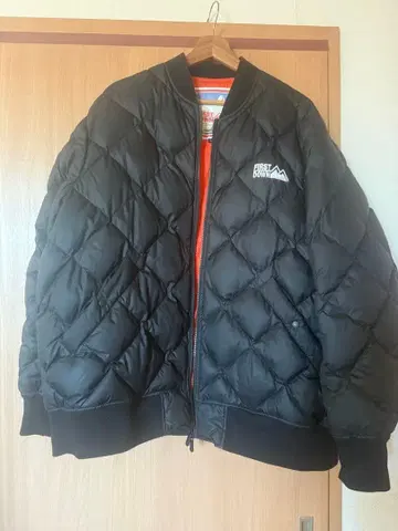 FIRST DOWN 블랙 다운 자켓 XL
