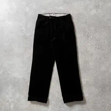 [미사용] 글래드핸드 코듀로이 팬츠 블랙 사이즈 S
