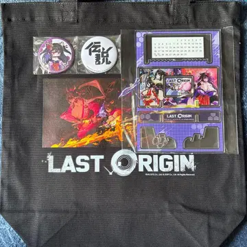 c107 라스트 오리진 쿠노이치 시덴 굿즈 4점 세트