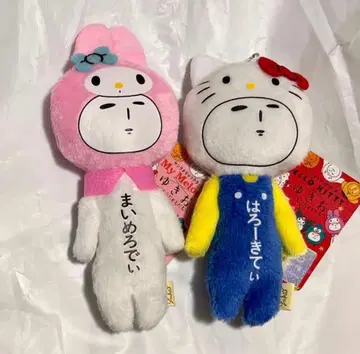 소매 마스코트 산리오 헬로키티 봉제 인형 마이멜로디 키체인