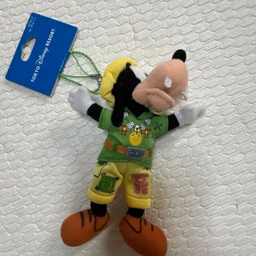 디즈니 구피 레일 봉제 인형 스트랩