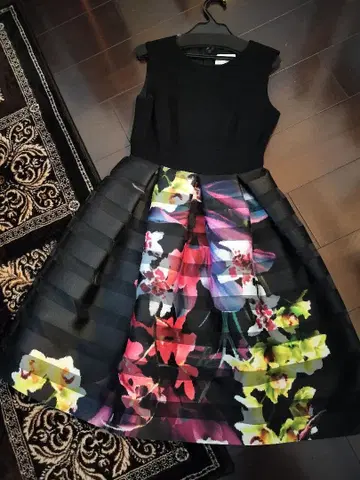 새상품급 그레이스 콘티넨탈 그레이스 클래스 원피스 34 꽃무늬