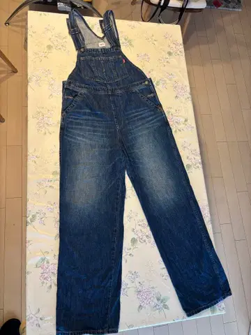 EDWIN 인디고 오버롤 여성용