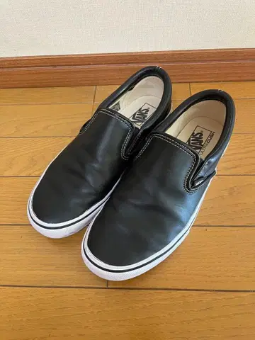 VANS 가죽 슬립온 27.5