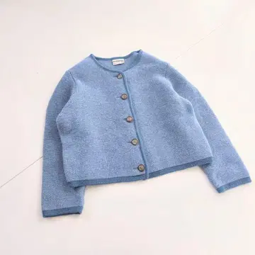 아름다운 블루 STAPF 오스트리아제 빈티지 울 티롤리안 니트