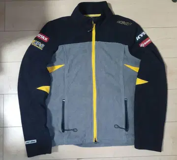 스키두 플리스 자켓 블랙/그레이/옐로우 컬러