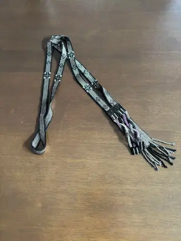 비즈 짜임 프린지 목걸이