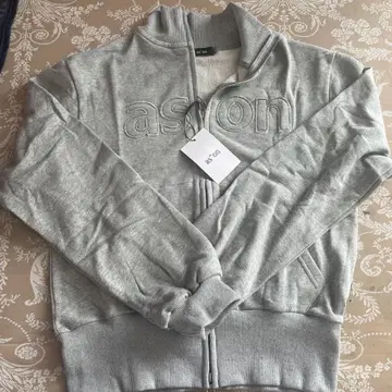 ason 집업 맨투맨 그레이