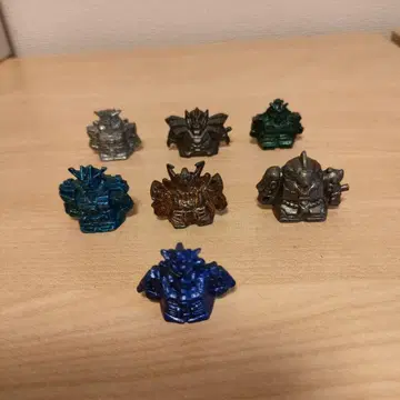 건담 지우개 금속제 7체 세트