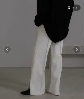 맨투맨 플레어 팬츠 택 포함 새상품