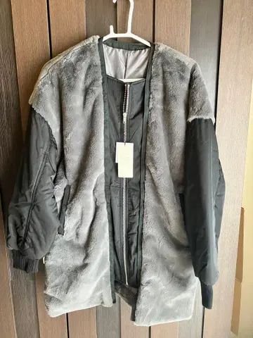 차콜 플리스 자켓 M 사이즈