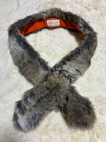 츠모리치사토 TSUMORI CHISATO 퍼 머플러 스톨