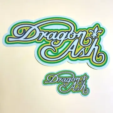 Dragon Ash 스티커 2장 세트/그린
