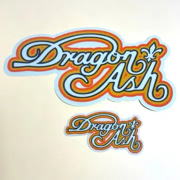 드래곤 애쉬 스티커 2개 세트 / 오렌지