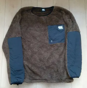 canterbury 플리스 자켓 브라운