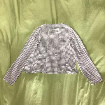 저널 스탠다드 LUXE 체크 무늬 긴팔 셔츠