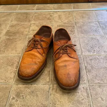 MOTO 브라운 가죽 드레스 슈즈