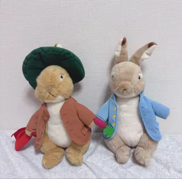 피터 래빗 봉제 인형 2체