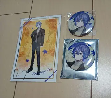 니지산지 마네키네코 콜라보 코야나기 로우 엽서 캔 배지 묶음 판매