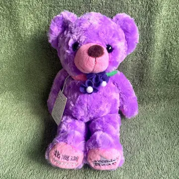 홋카이도 한정 라벤더 베어 봉제 인형 지역 한정 곰