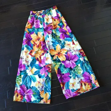 GrandTable 플라워 프린트 와이드 팬츠