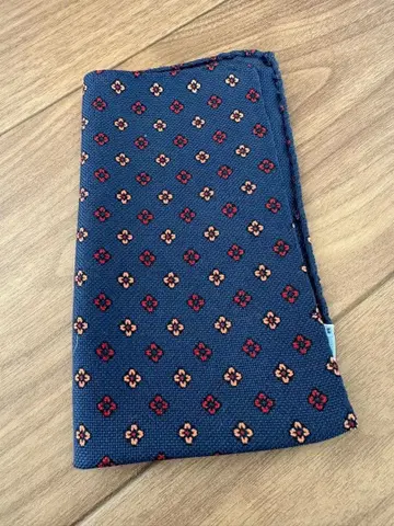 [ Stefano Bigi ] 네이비 포켓 치프