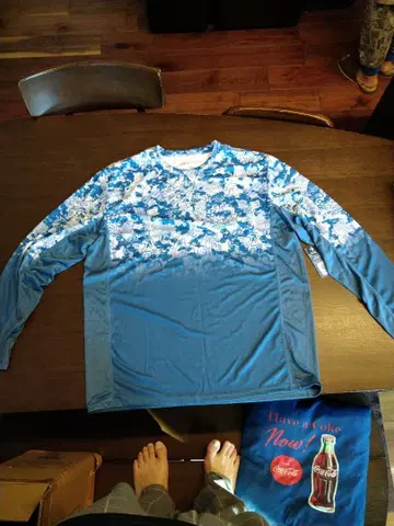 HUK 낚시 의류 XL 스카이블루