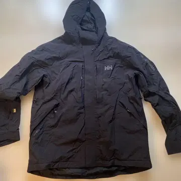 방수 후드 부착 마운틴 파카 블랙