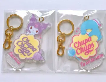 츄파춥스 쿠로미 턱시도샘 아크릴 키링 산리오