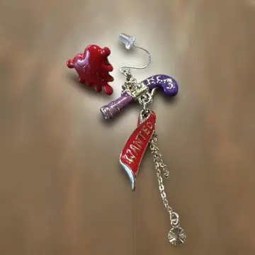 [ 미사용 새상품 ] 안나수이 파이리츠 해적 모티브 귀걸이