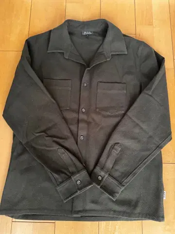 A.P.C. 다크 브라운 긴팔 셔츠 L 사이즈