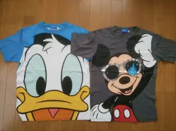 도널드 덕 미키마우스 T셔츠 2장 세트