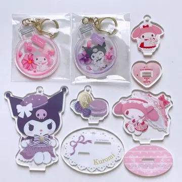 마이멜로디 쿠로미 아크릴 키링 아크릴 스탠드 세트