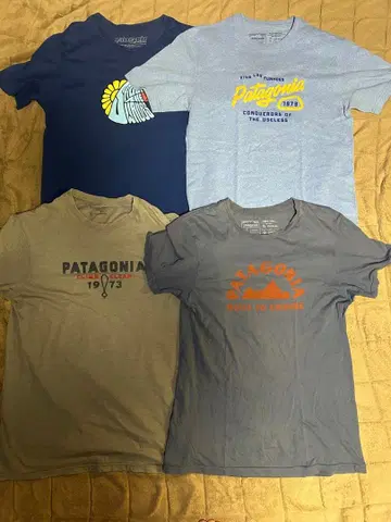 파타고니아 T셔츠 4종 세트