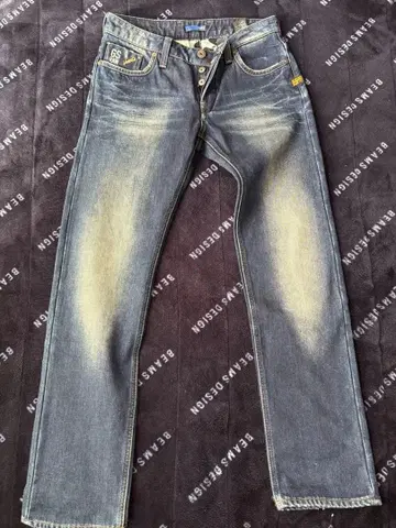 G-STAR 다크 블루 스트레이트 청바지