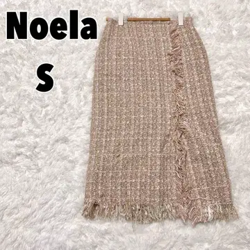 Noela 노엘라 (S) 믹스 트위드 스커트 프린지