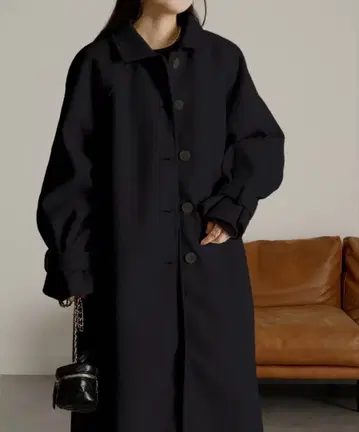 RANAN 스텐카라 코트 블랙