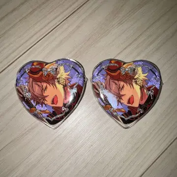 앙스타 라메키라 하트 캔뱃지 코가