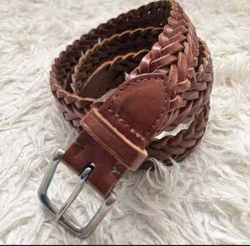 단종품 whitehouse cox 34/85 메쉬 벨트 브라운 남성용