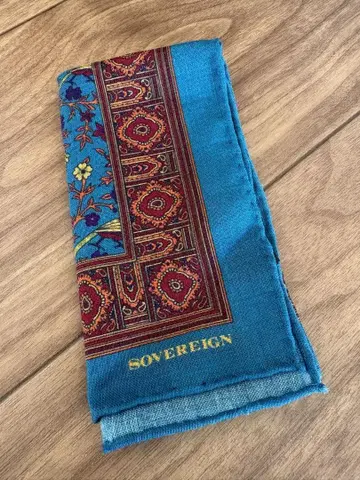 SOVEREIGN 꽃무늬 포켓 치프