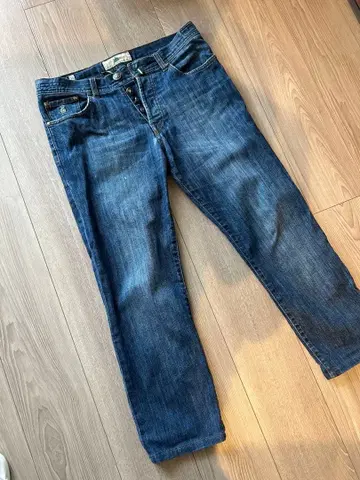 루이지 보렐리 LUXURY VINTAGE 스트레치 블루 스트레이트 데님