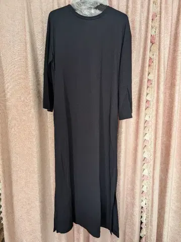 야마다야 롱 원피스 7부 소매 슬릿 포함